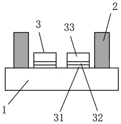 On-chip microgroove array digital PCR chip based on electrical impedance detection and manufacturing method thereof