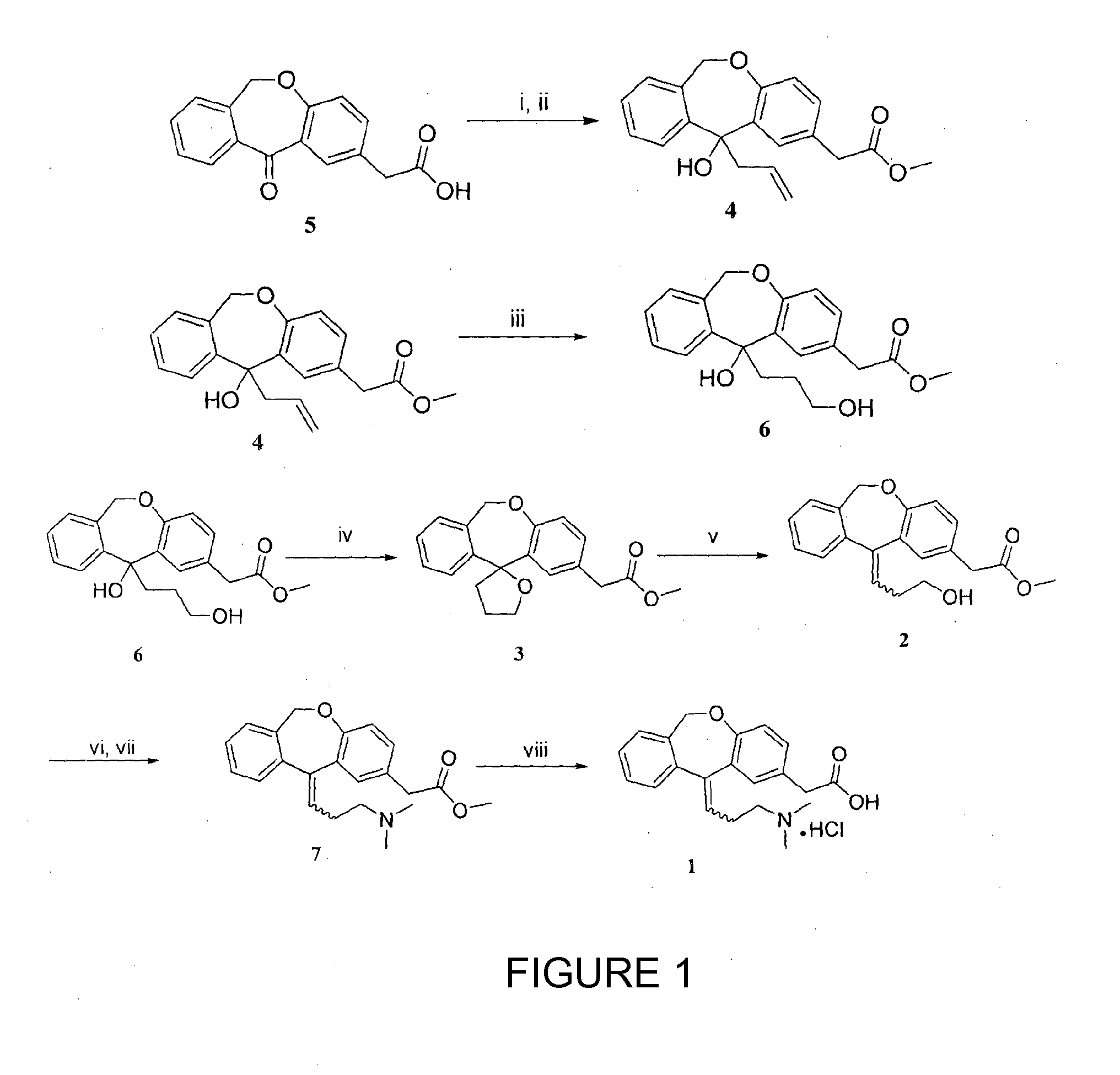 A process for the synthesis of olopatadine