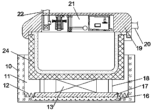 Electric cooker capable of automatically draining water