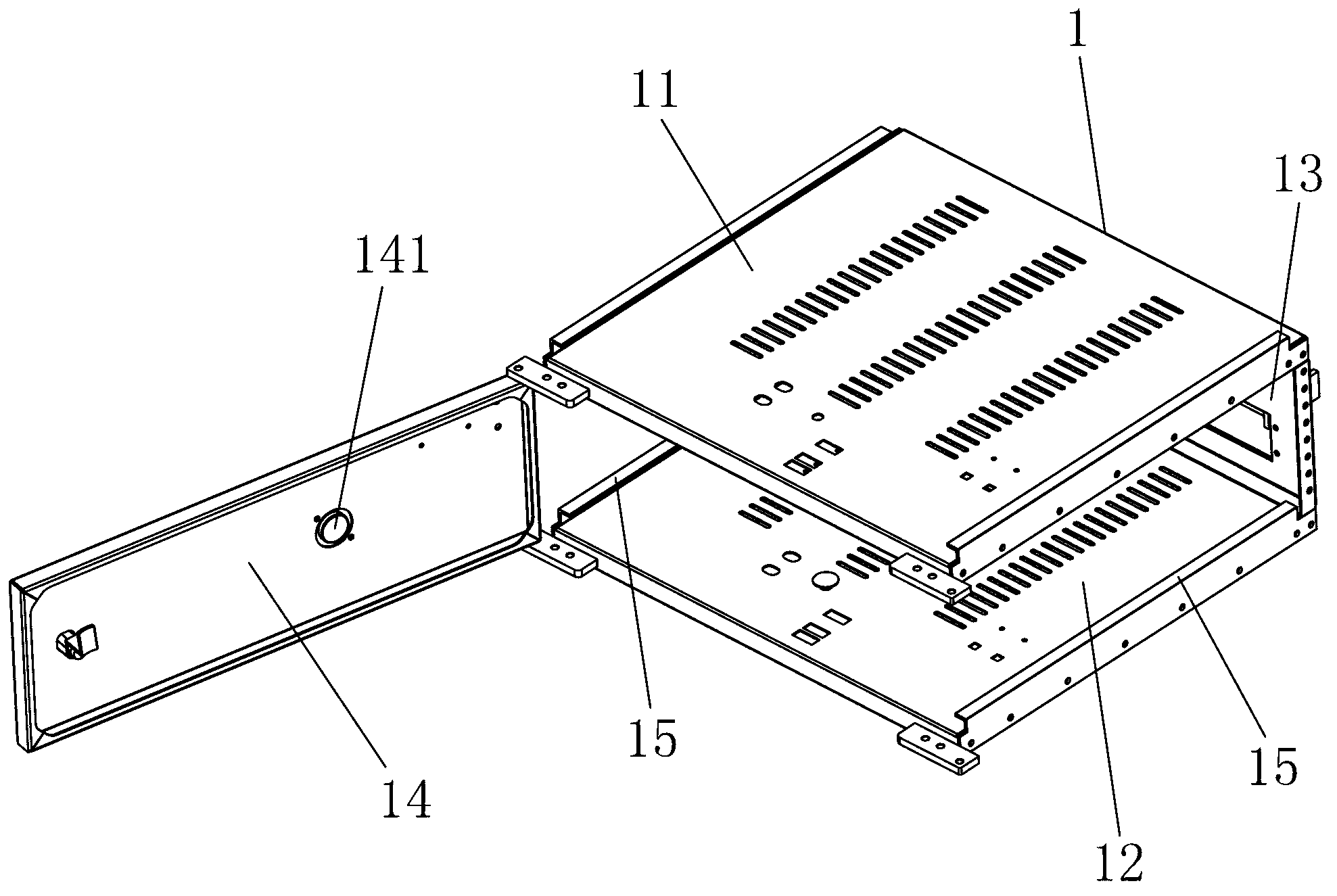 Extraction type function unit for switch cabinet