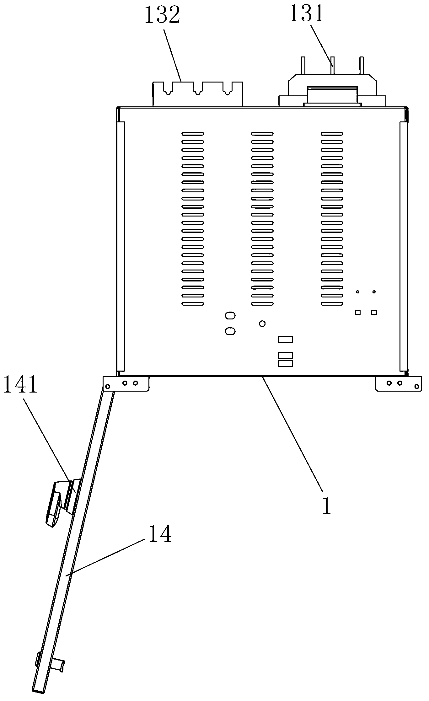 Extraction type function unit for switch cabinet