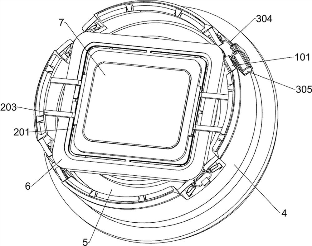 A motion image sensor with shock absorption system