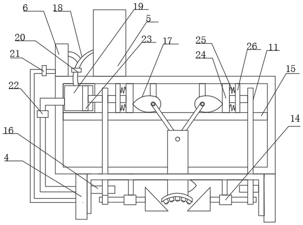 Dust removal protection mechanism of environment-friendly ground grinding equipment for building