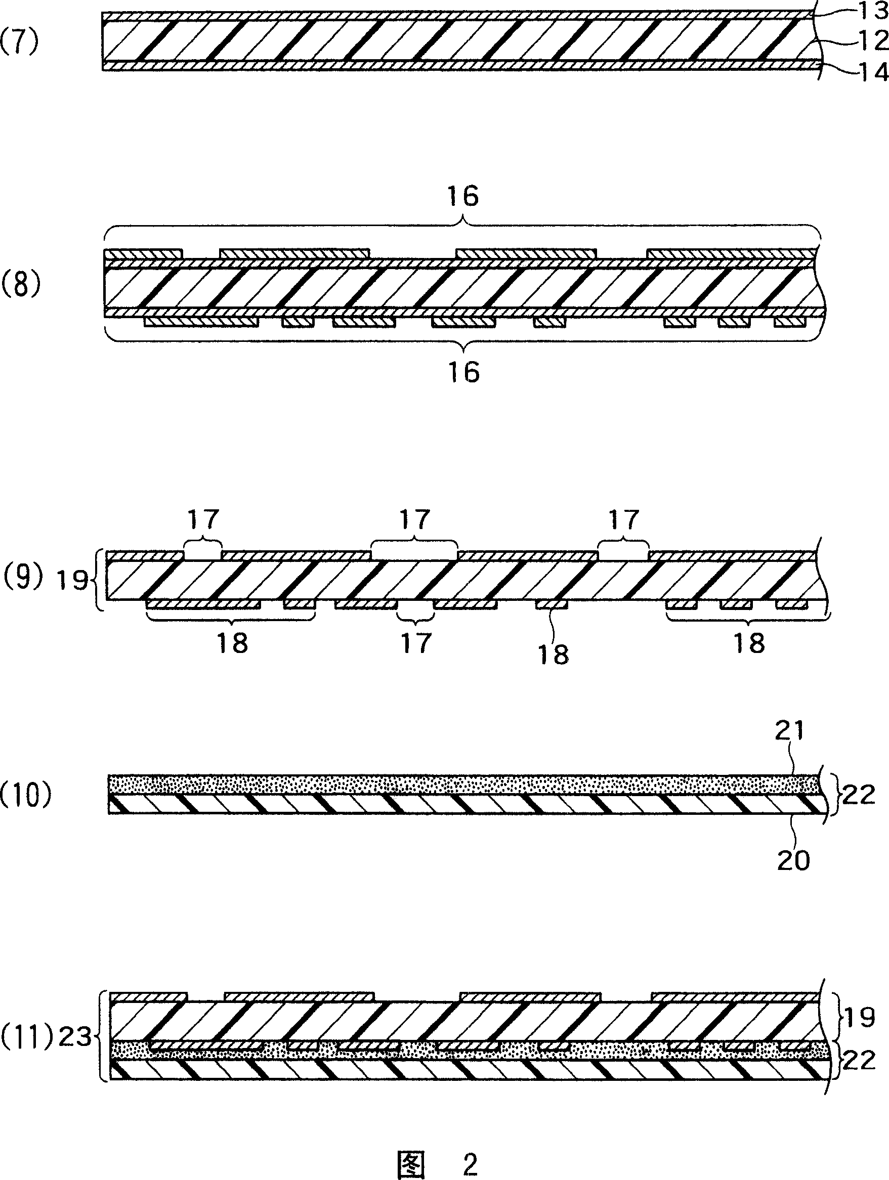 Method for manufacturing multilayer wiring substrate with cable