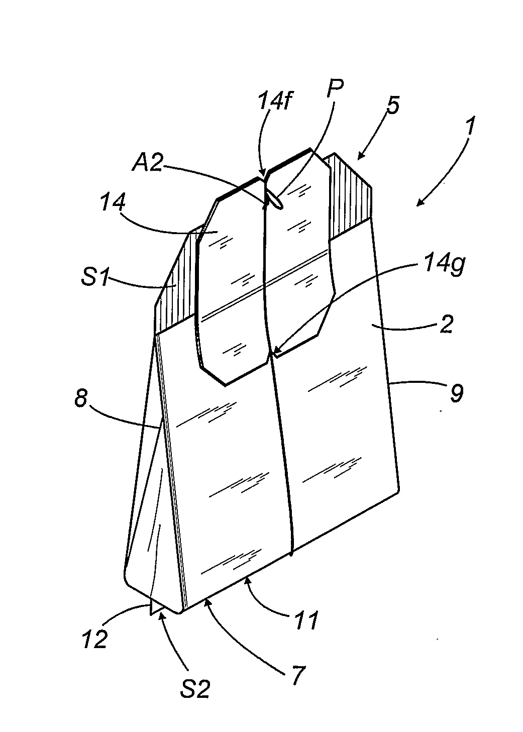 Single-lobe filter bag for infusion products