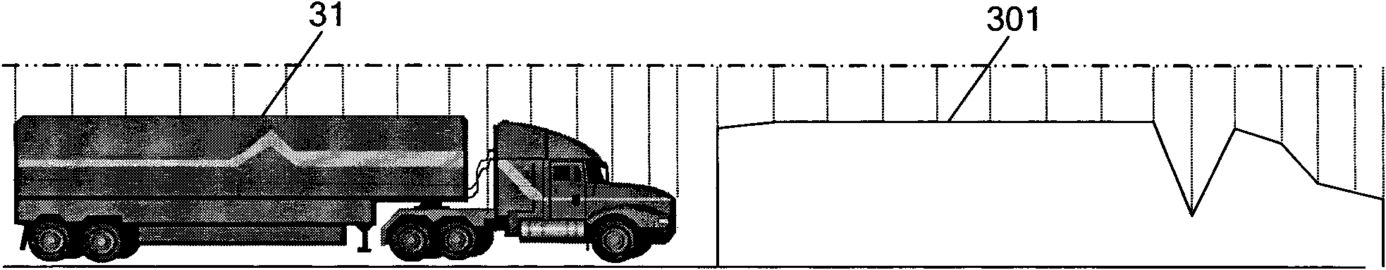 Road vehicle type identification method and system thereof