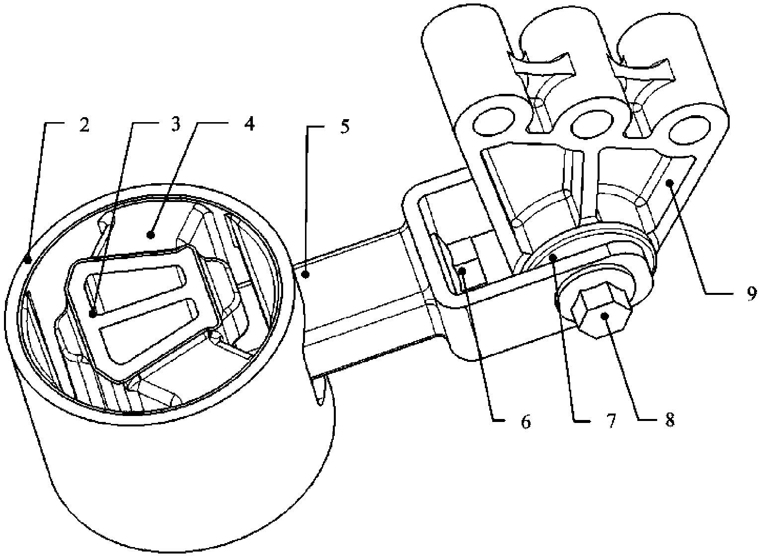 Torsion resistant suspension of automobile power assembly and automobile