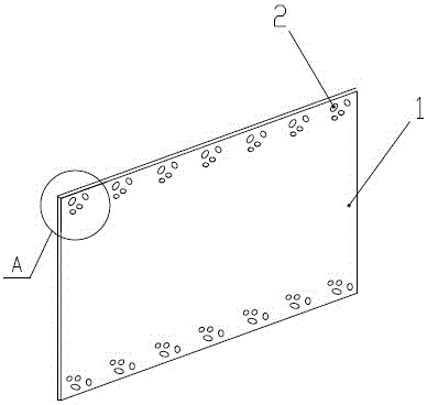 Construction method of PCF plate provided with thermal insulation connection pieces