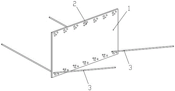 Construction method of PCF plate provided with thermal insulation connection pieces