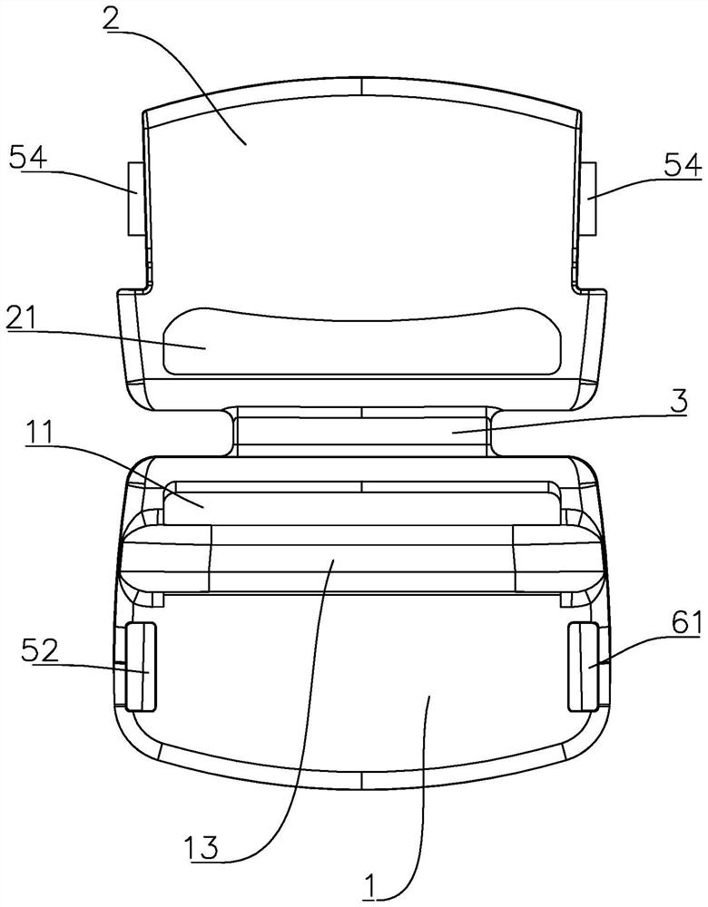 Backpack adjusting belt end buckle and assembling method thereof