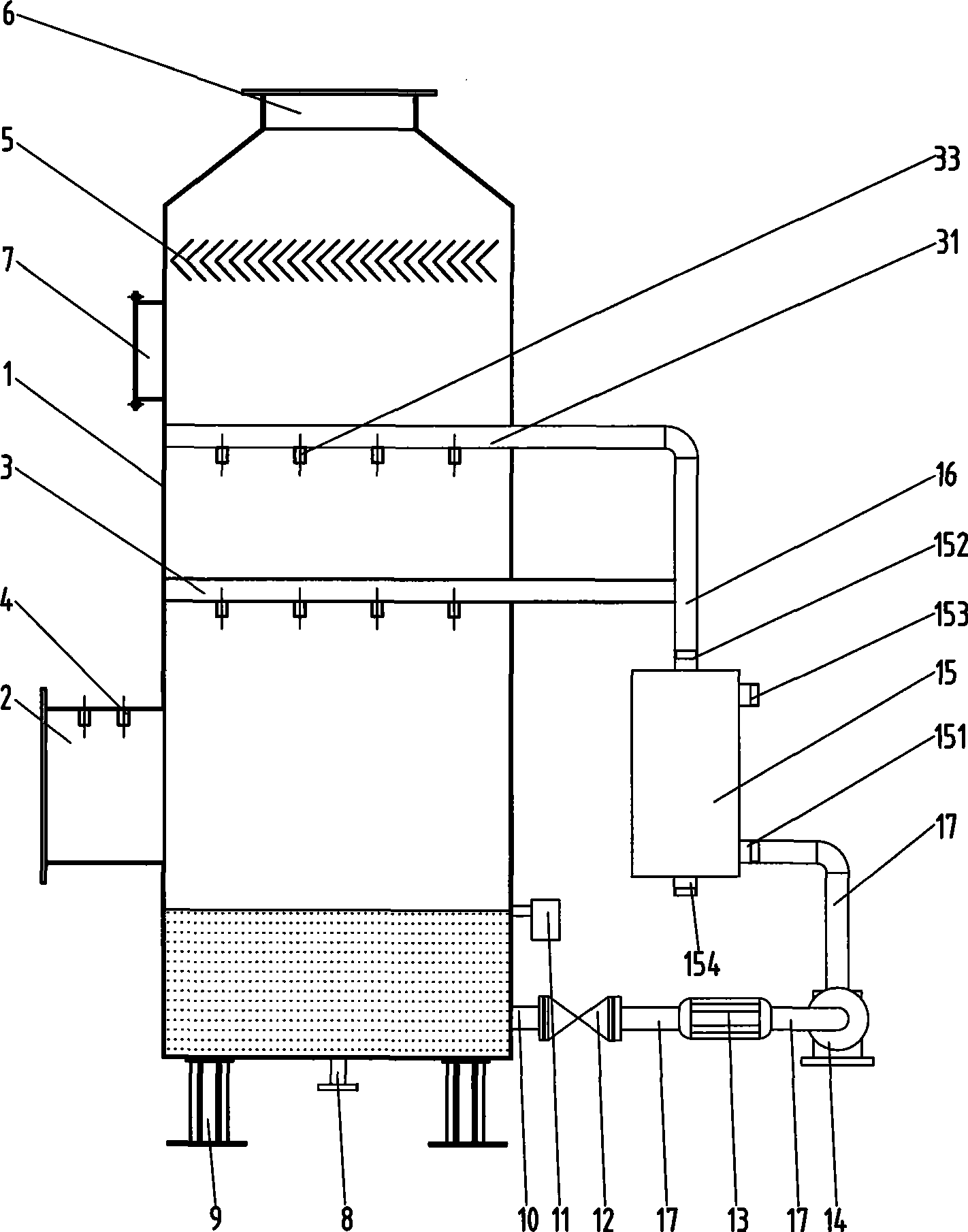 Flue gas waste heat recovery method and system for oil and gas boiler