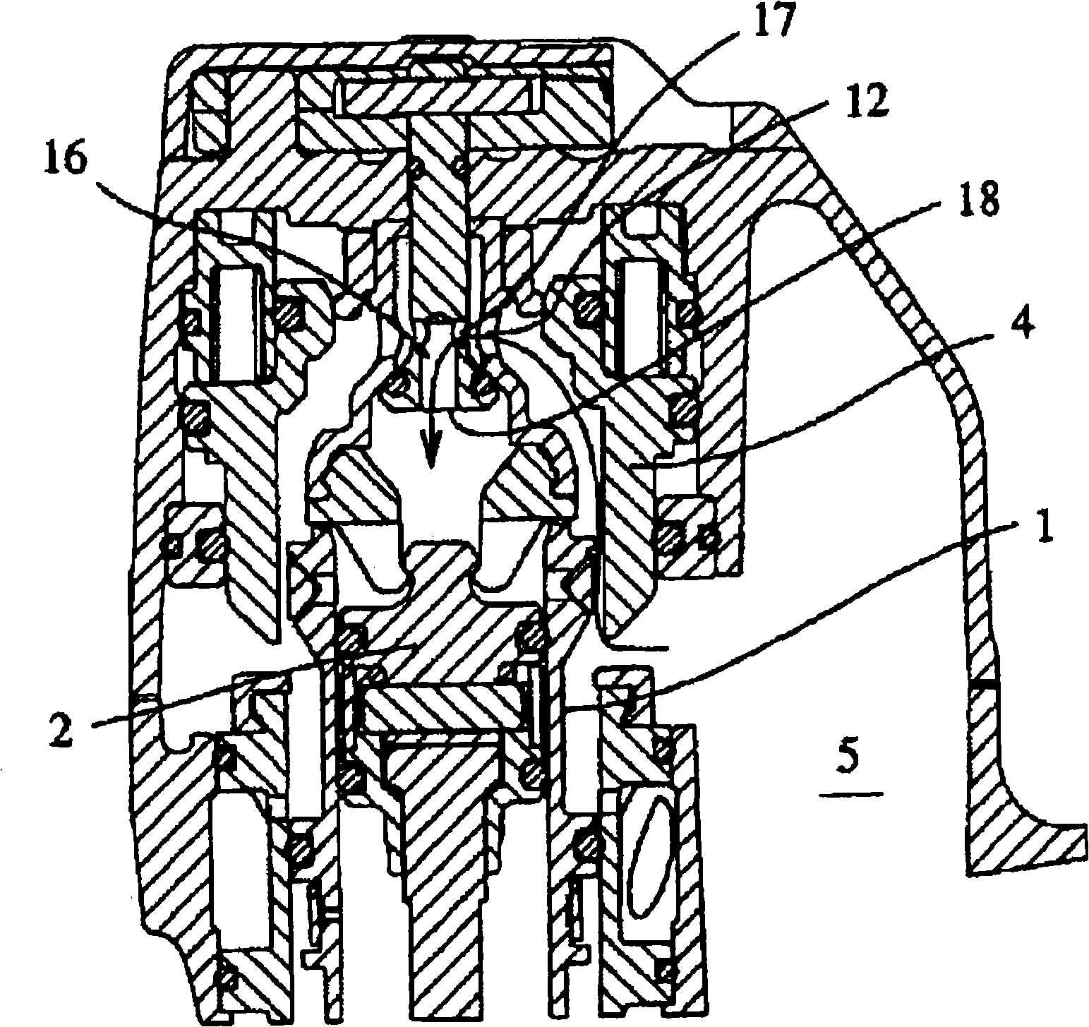 Air pressure type screw nail infiltrating device