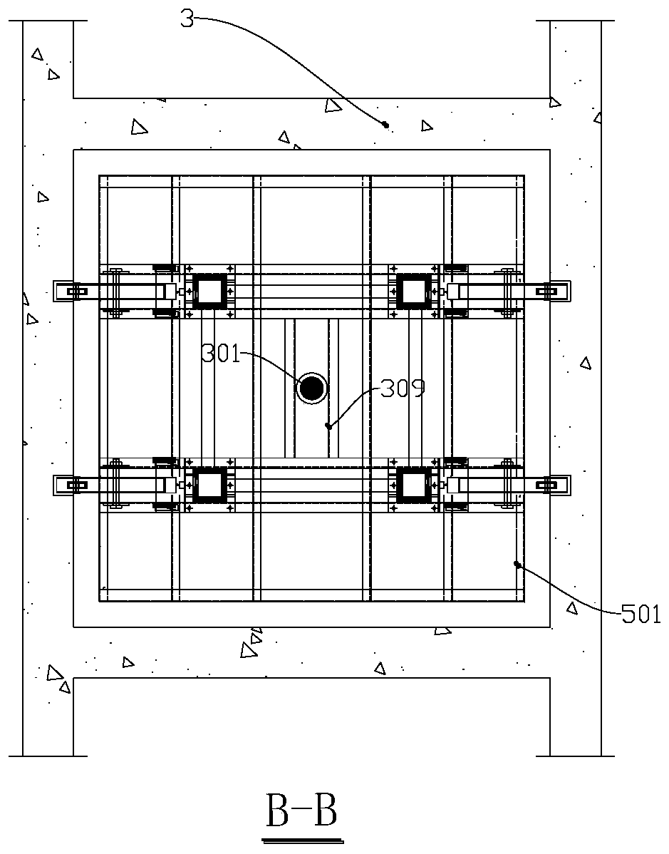 Automatic jacking cylinder frame formwork system for concrete structure construction and method thereof