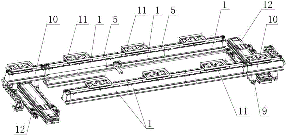 Linear sliding block type rotary robot
