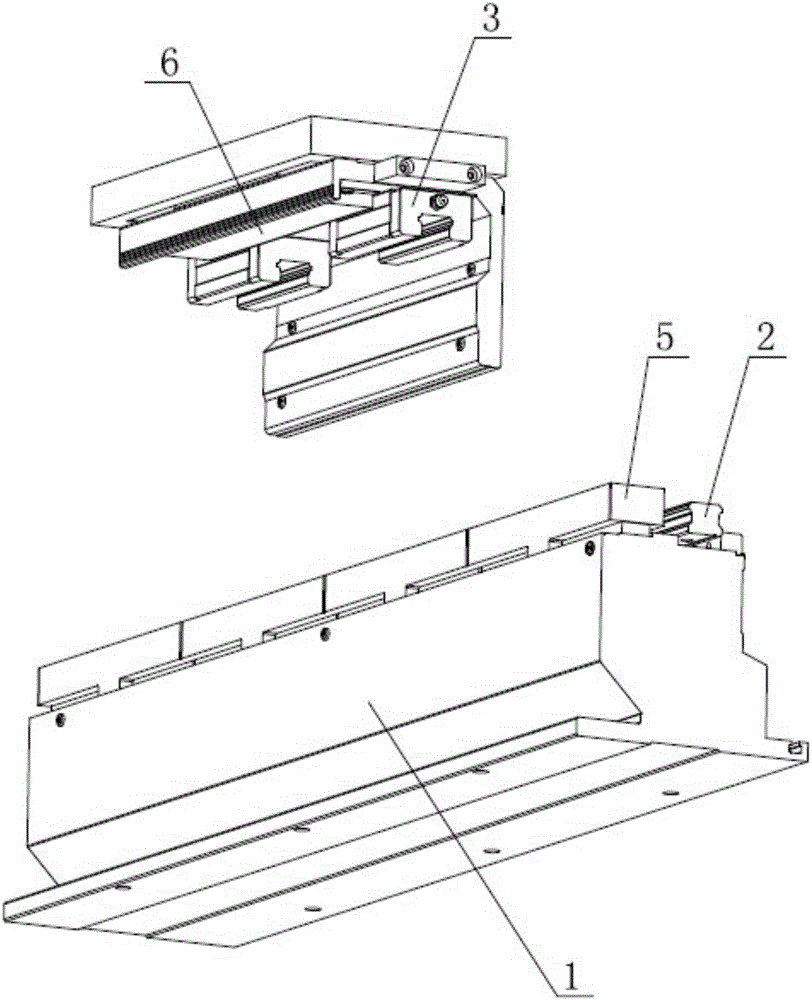 Linear sliding block type rotary robot