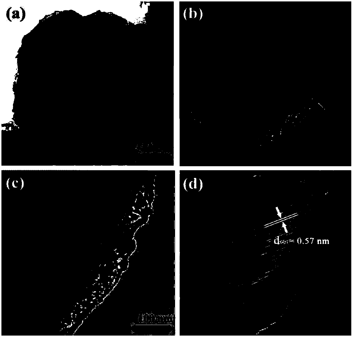 Preparation method of supercapacitor electrode material vanadium sulfide nanoflower