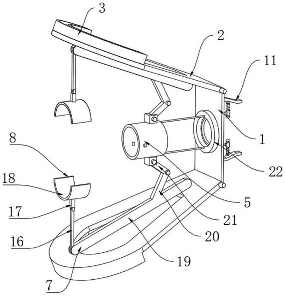 Human body cleaning detection equipment for remote medical treatment