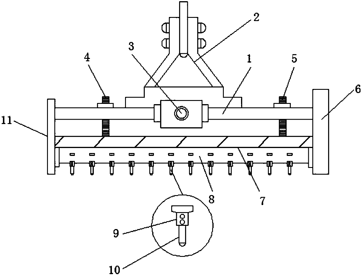 Rotary tilling structure of agricultural rotary cultivator