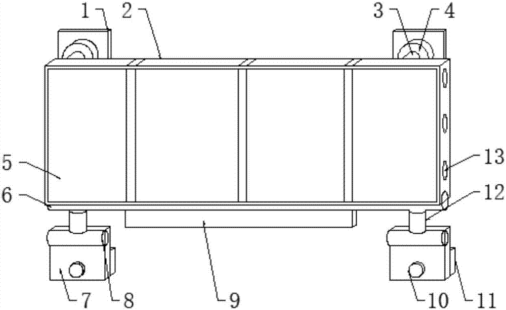 Solar support with adjustable angle