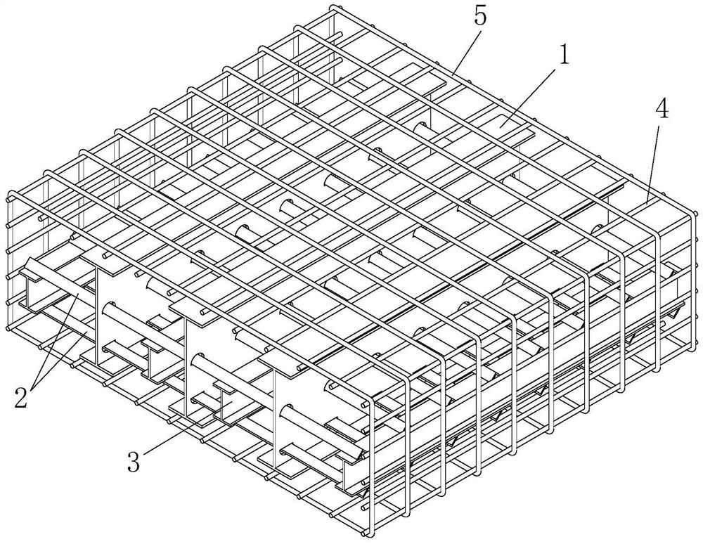 A construction method of multi-steel beam-concrete composite ultra-flat beam and flat beam