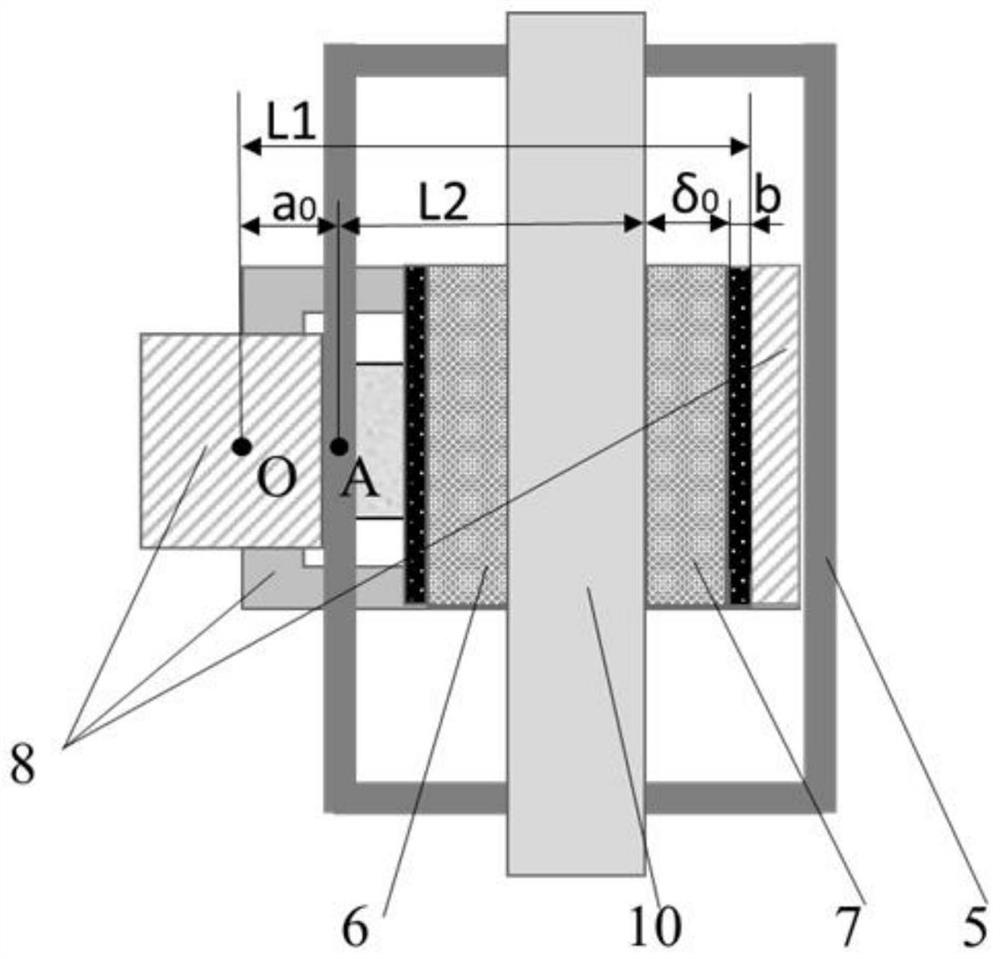 A friction lining wear monitoring system and method for a floating brake vehicle