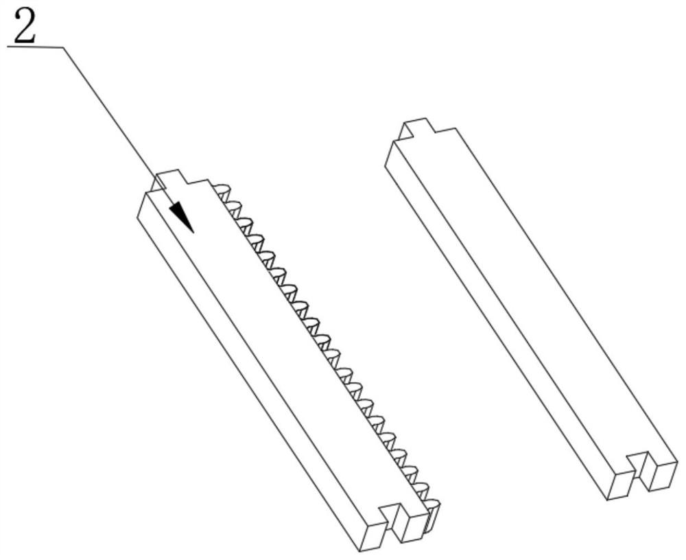 Additional shaft guide rail structure of universal industrial robot