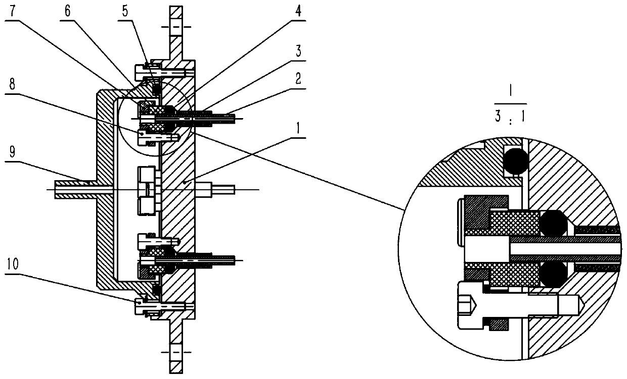 Air intake structure of an electric propulsion engine