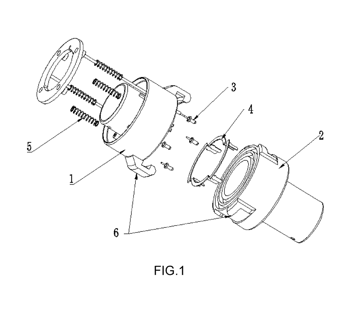 Electrical connector for Christmas lamp trees