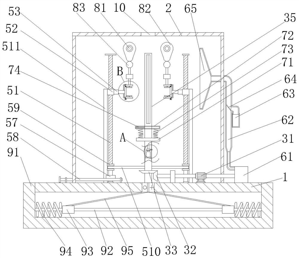 High-wear-resistance piston ring end face fine grinding and machining device