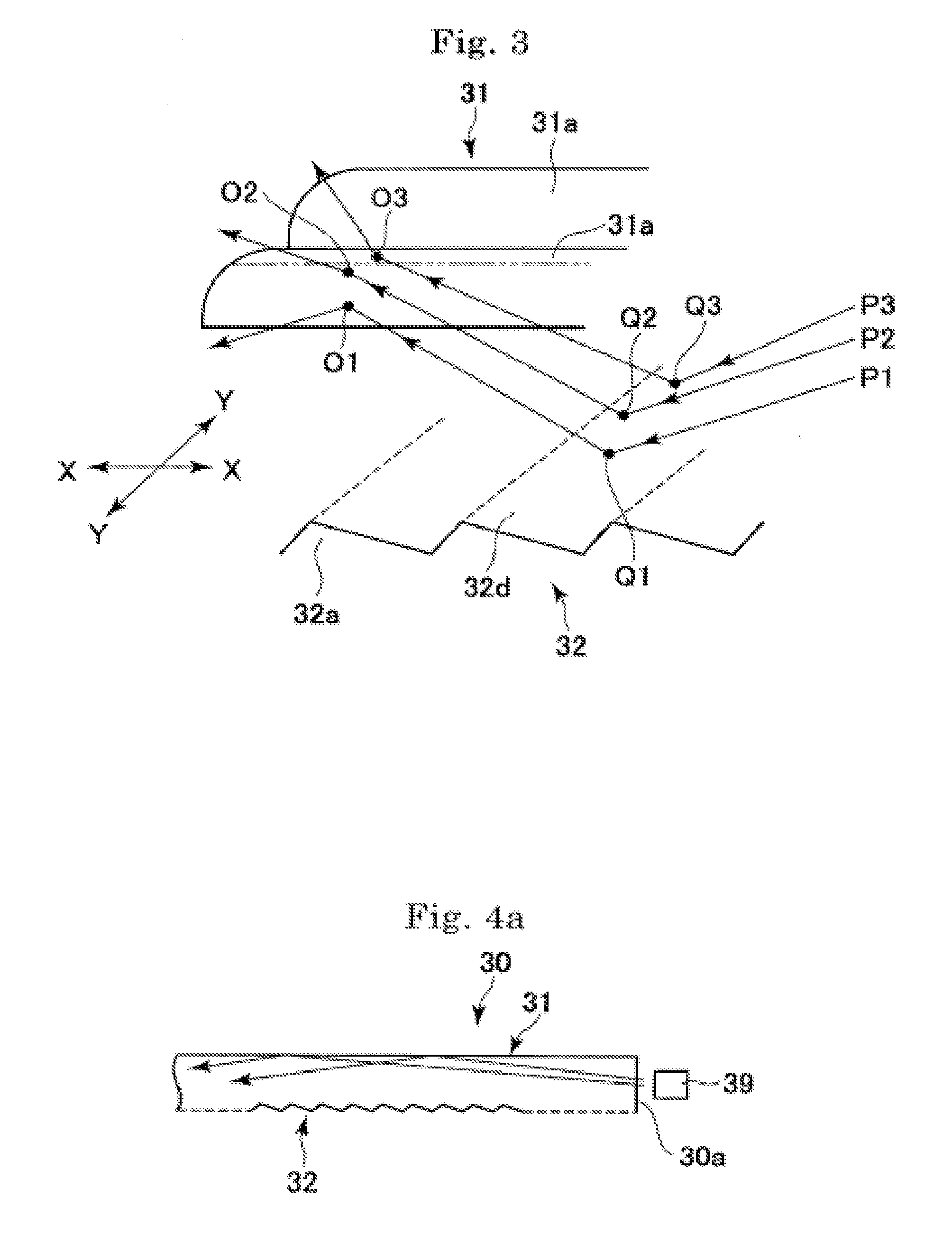 Lightguide plate, method of manufacturing light guide plate, and backlight unit with the light guide plate