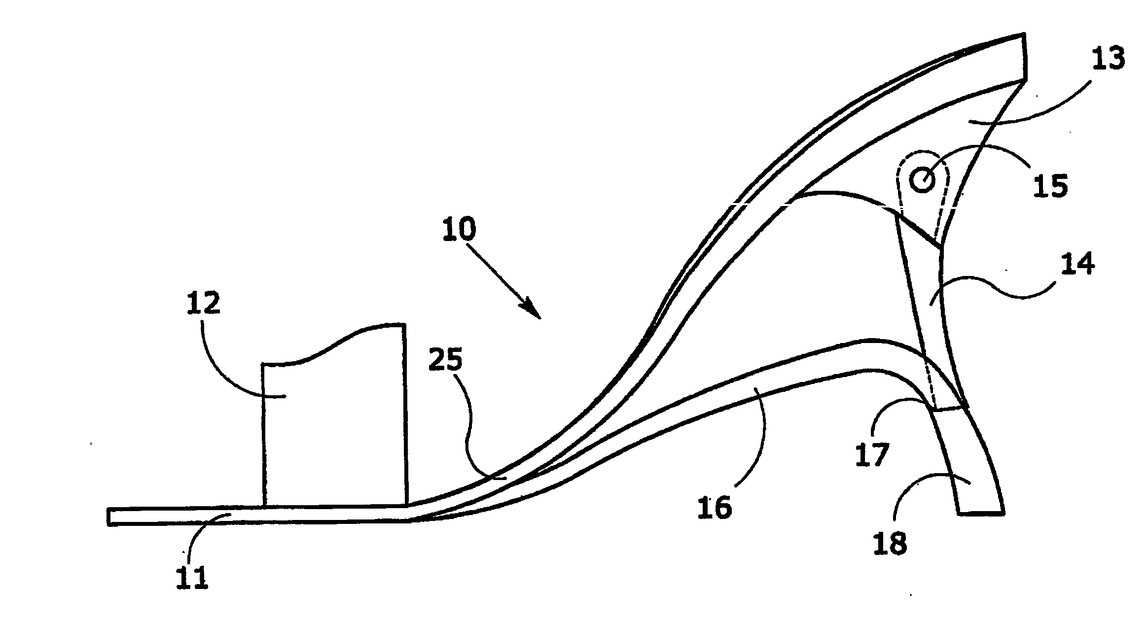 Footwear With Variable Configuration Heel