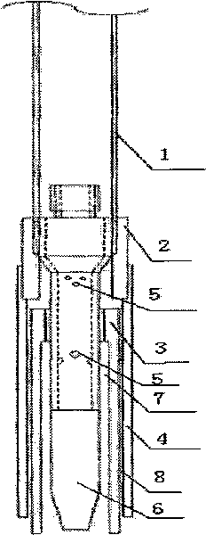 Windproof nozzle for welding double-layer gas shield