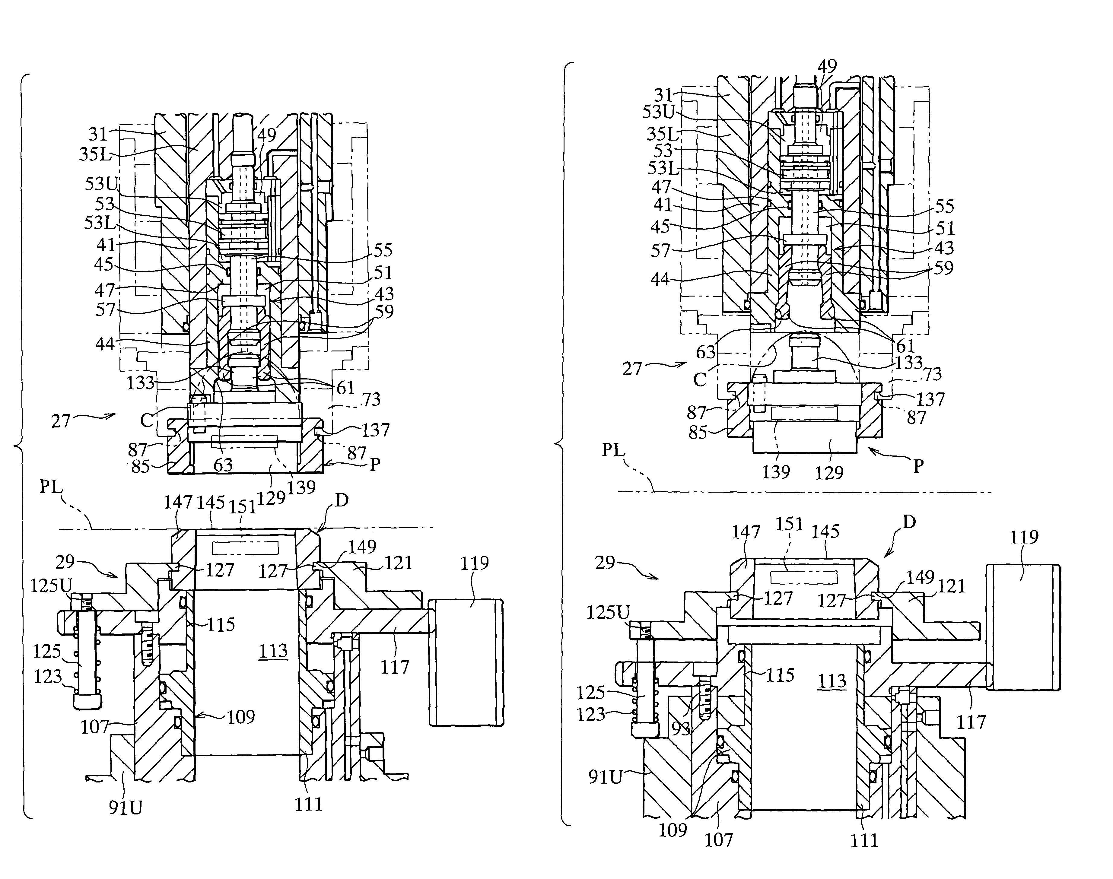 Punch press, method of replacing punch and die for punch press, and punch system