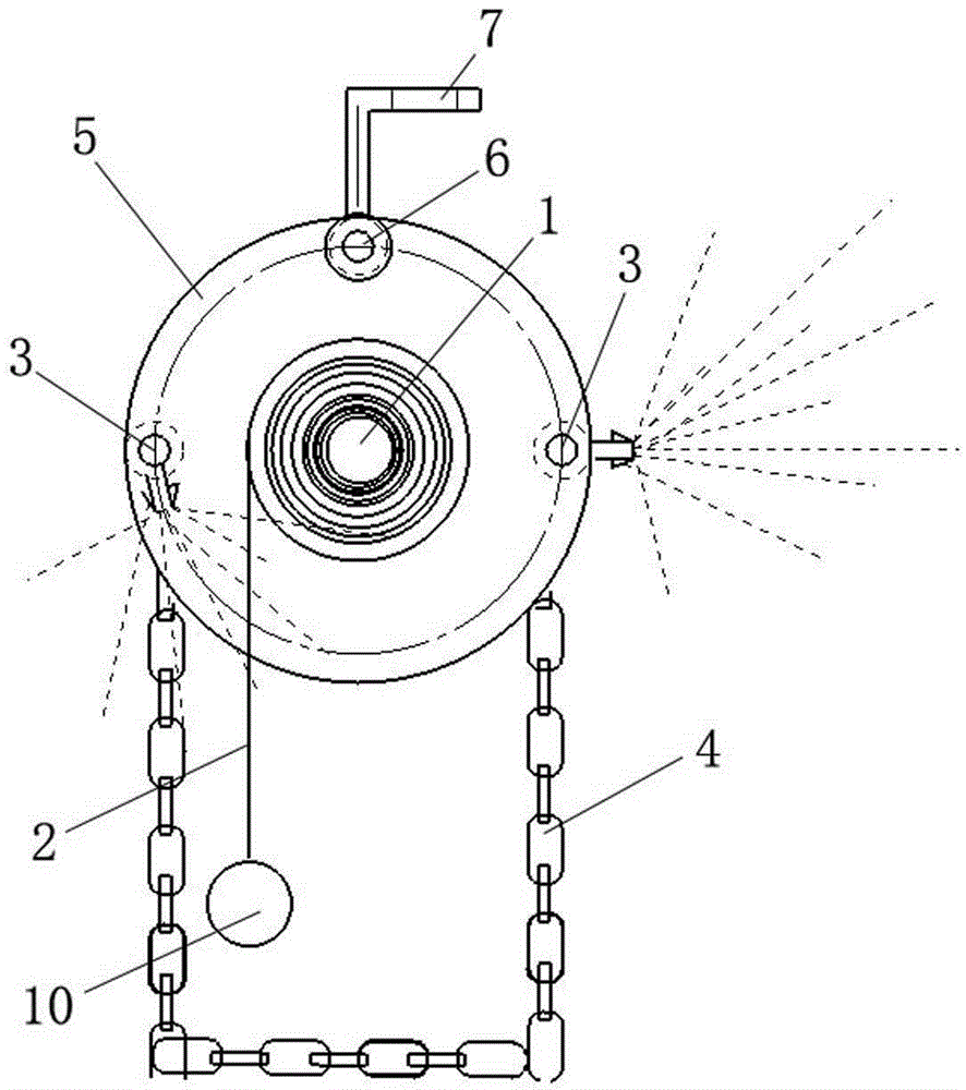 Roller shutter type dust collecting net device