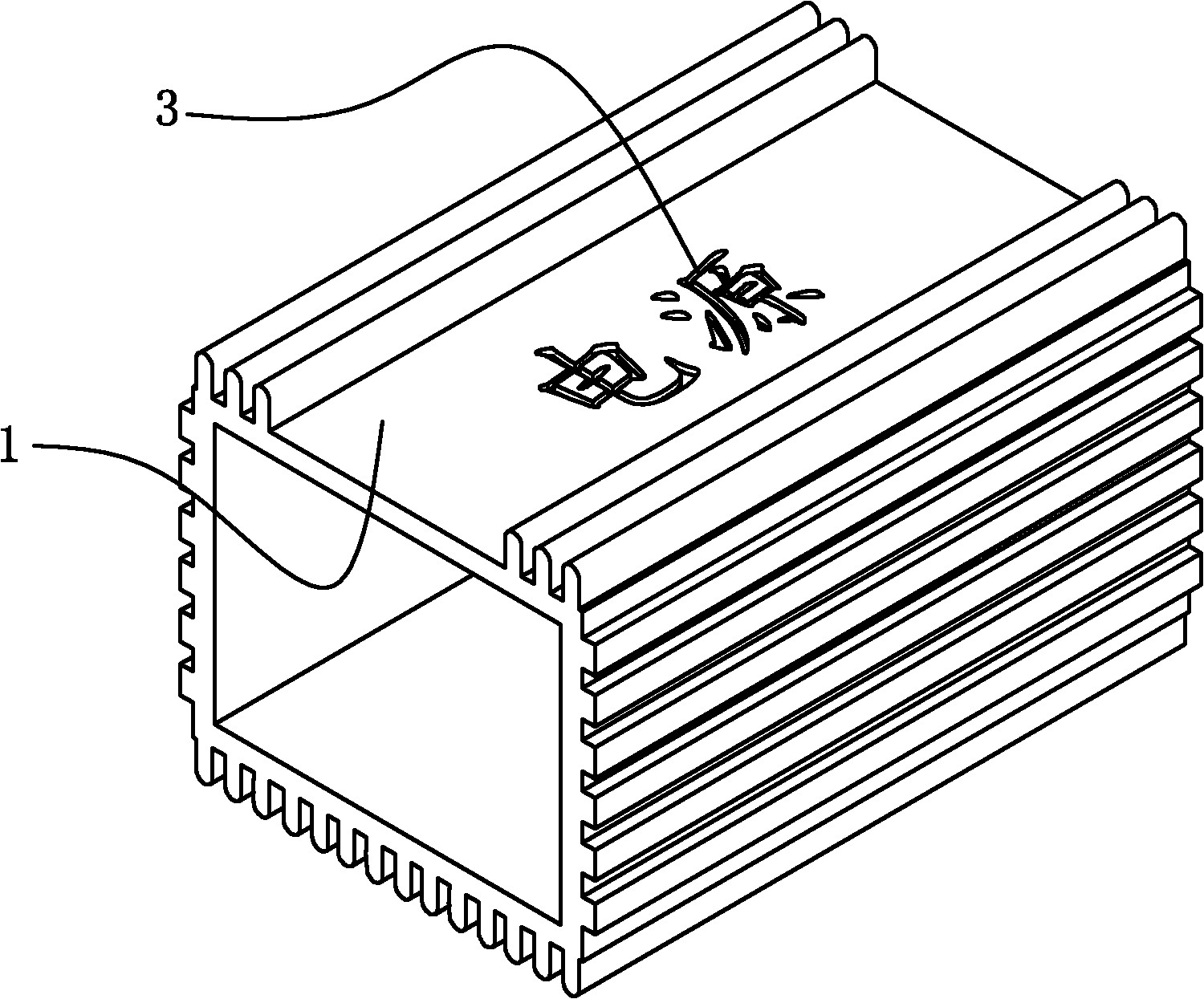 Method for manufacturing metal shell power supply nameplate based on laser technology