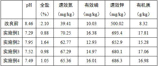 Method of modifying Xinjiang saline-alkaline soil