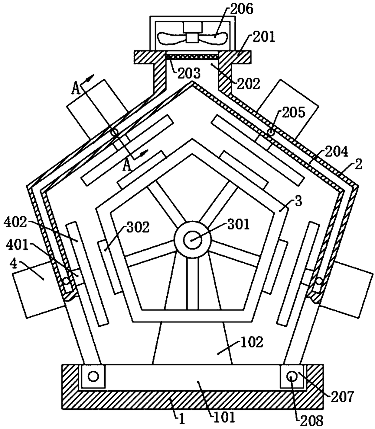 Waterborne wood paint drying device