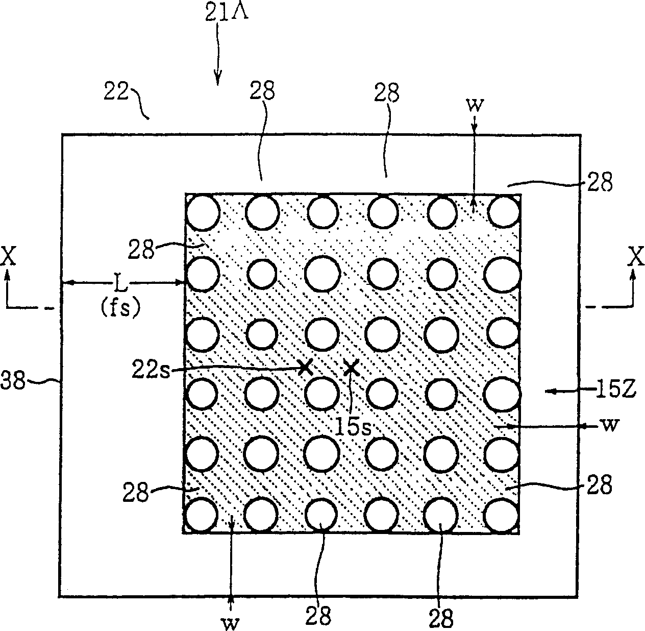 Intermediate substrate, and structure having semiconductor element, intermediate substrate and substrate