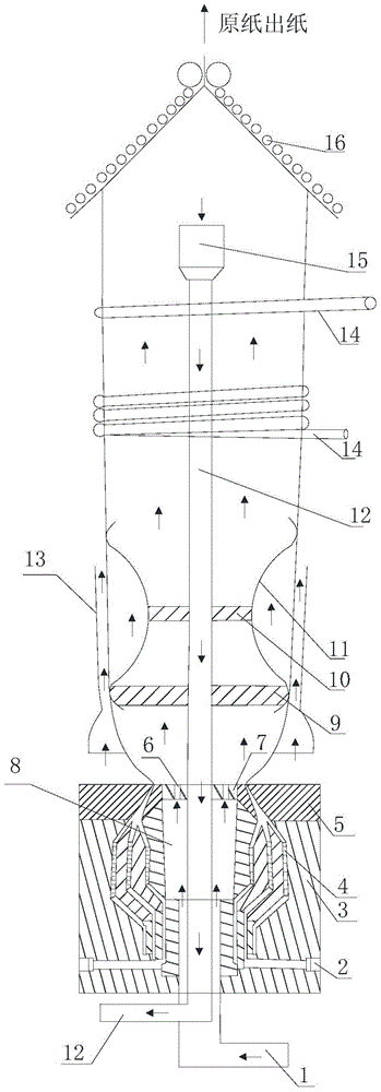 A production method of synthetic environmentally friendly paper based on biaxial stretching process