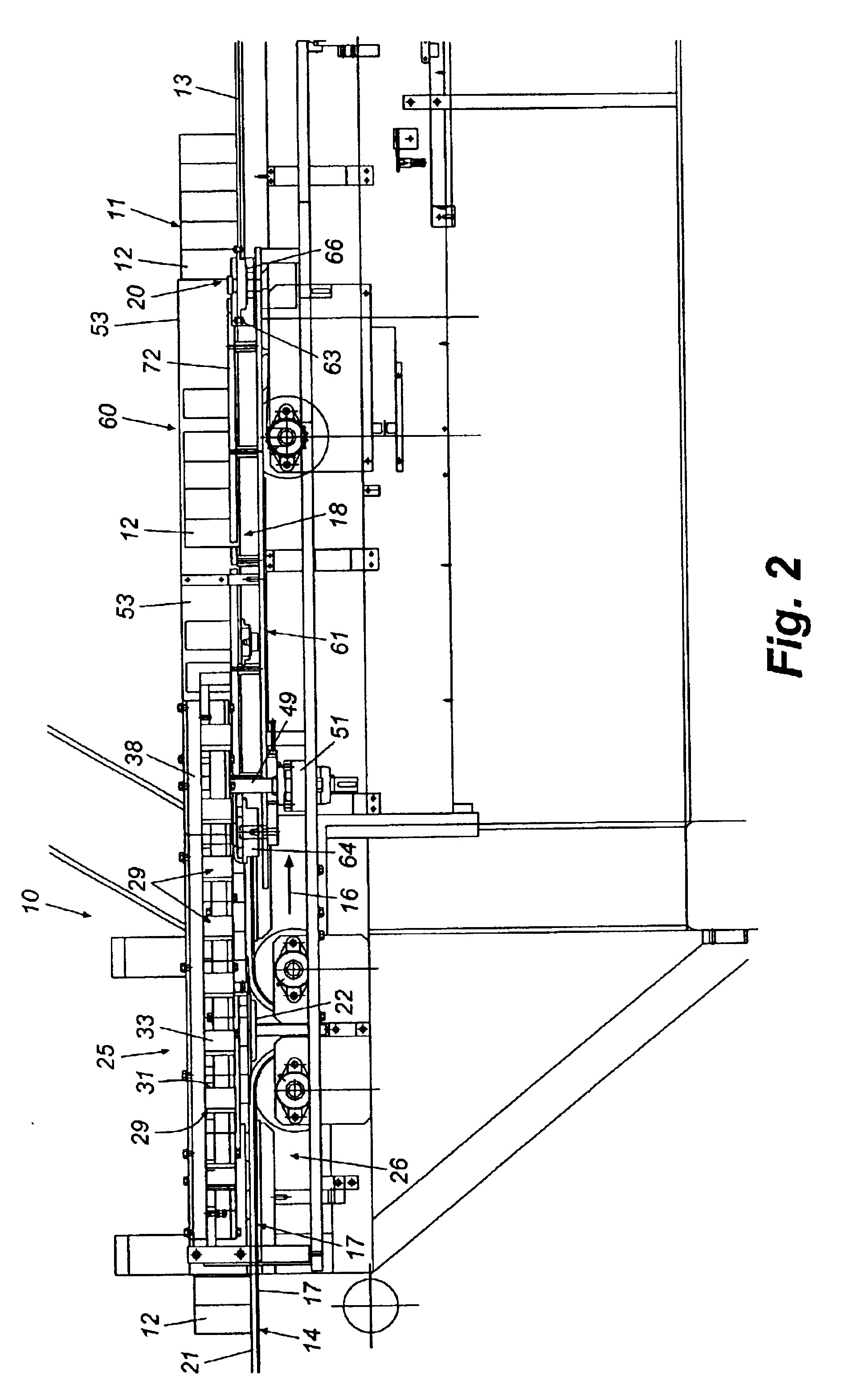 Method and apparatus for grouping aseptic products