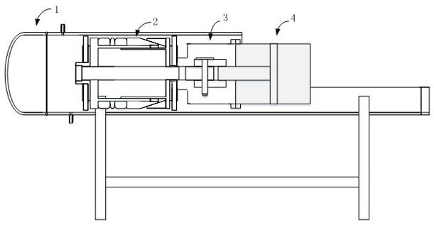 Device and method for testing anchoring and sealing performance of pipeline plugging device