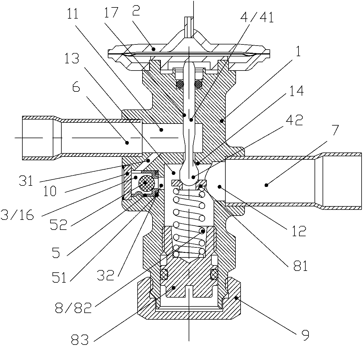 Thermal expansion valve