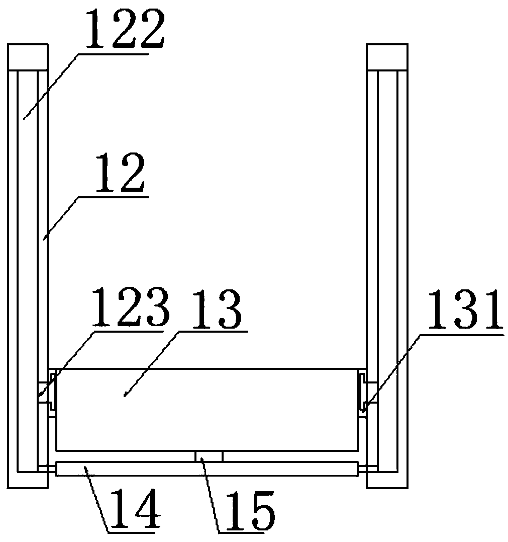 A medical waste incineration device