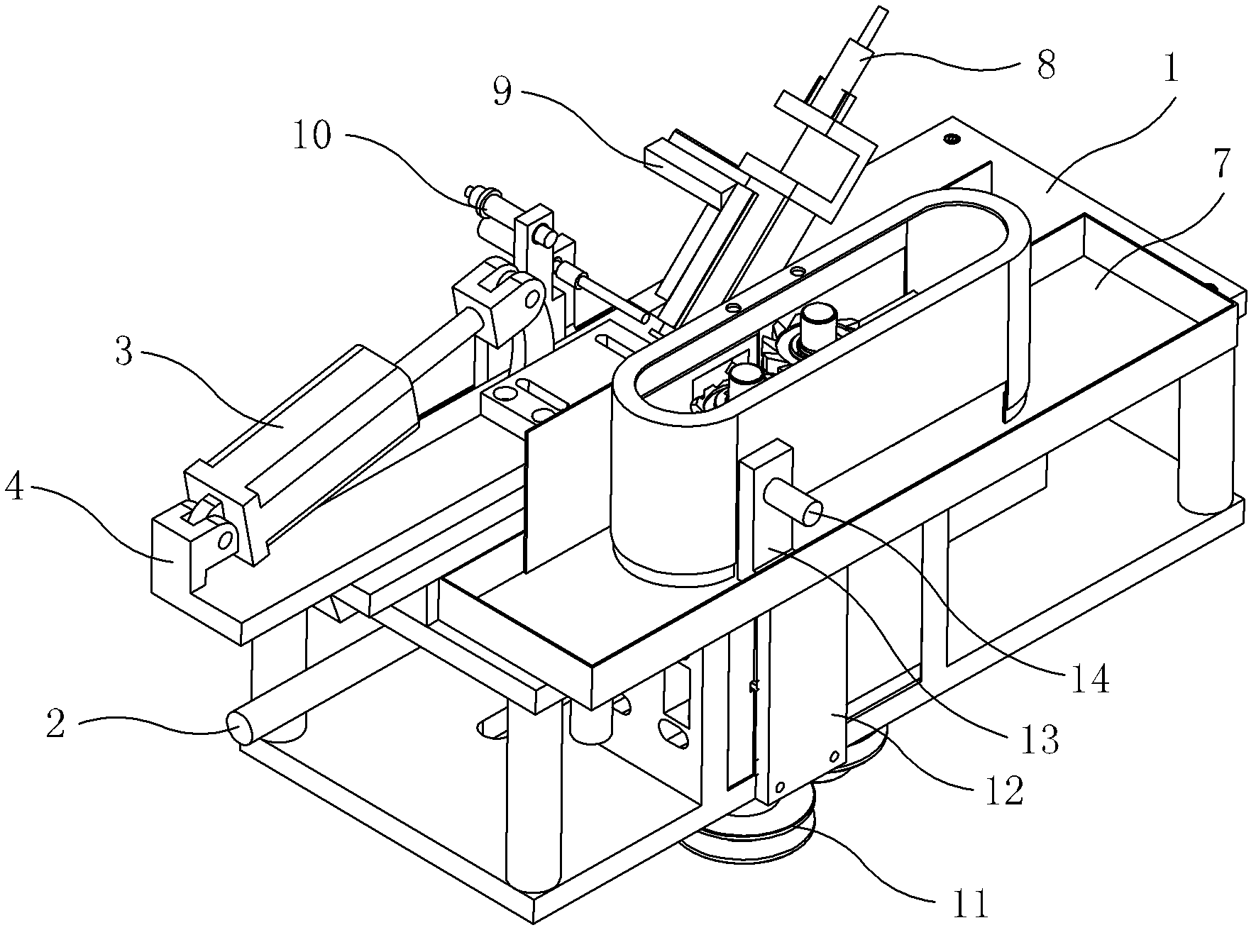 Milling edge-aligning beveller and processing method thereof
