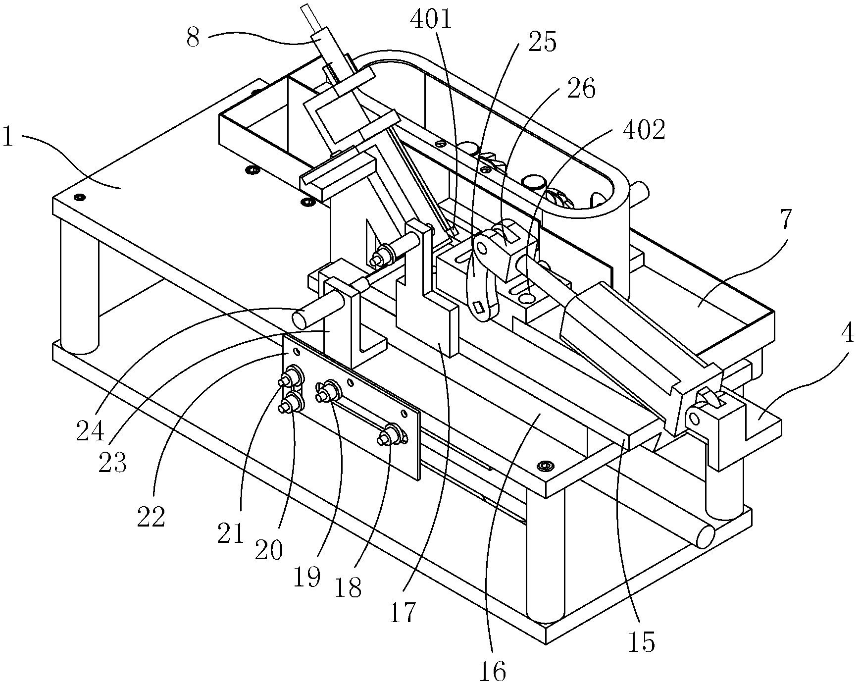 Milling edge-aligning beveller and processing method thereof