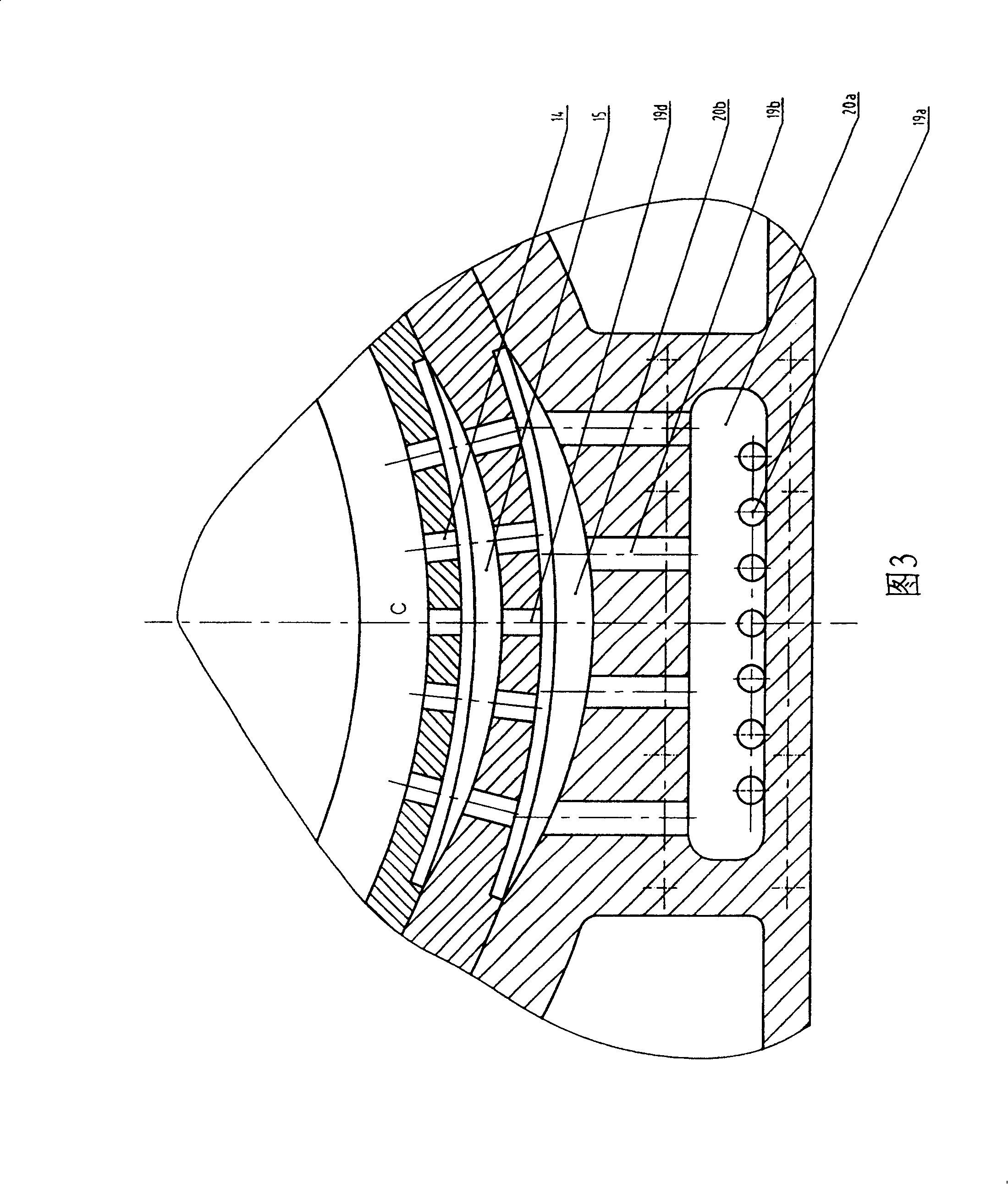 Airproof equipment for power driven gear case of high speed train