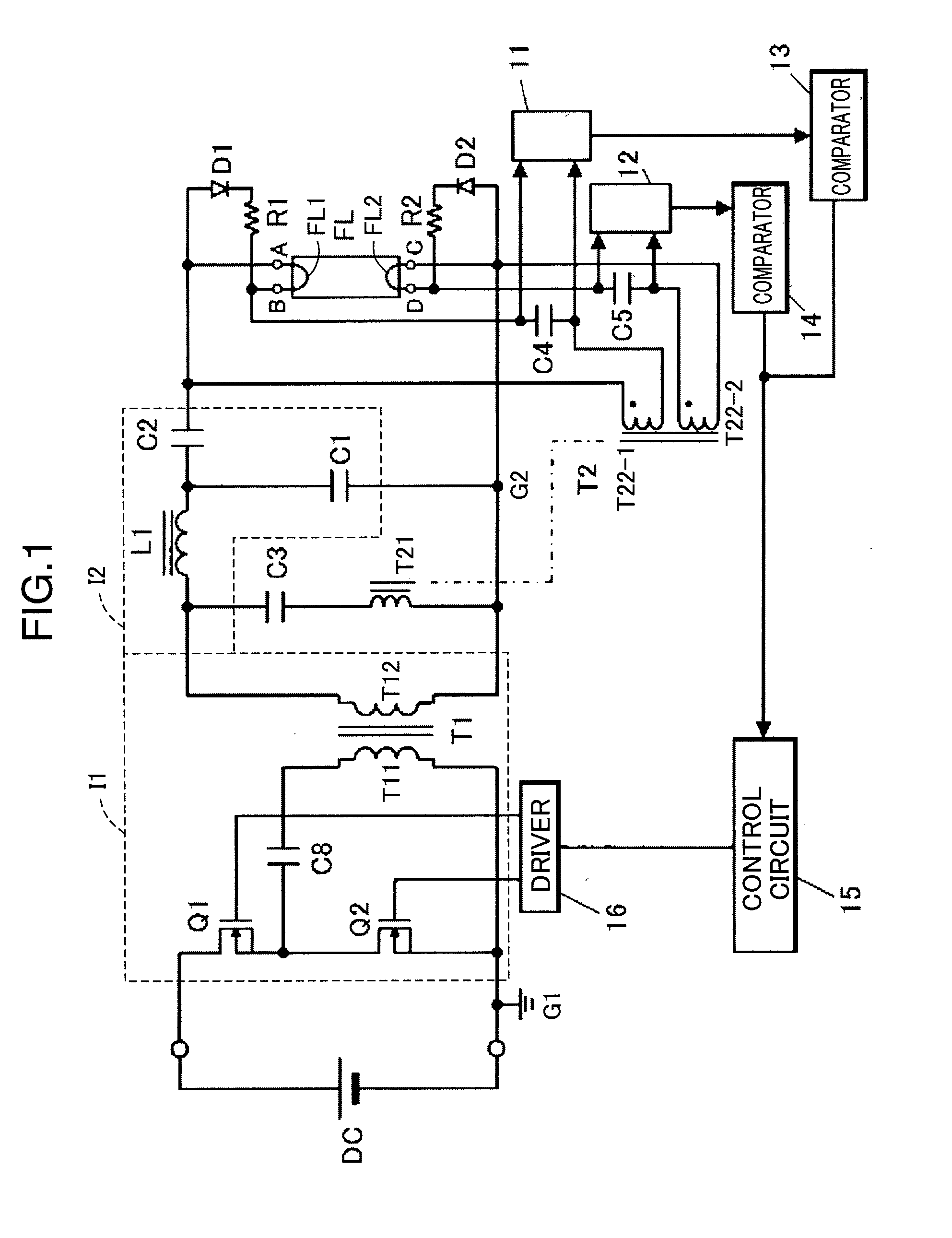 Discharge lamp operating device, illumination device and liquid crystal display device
