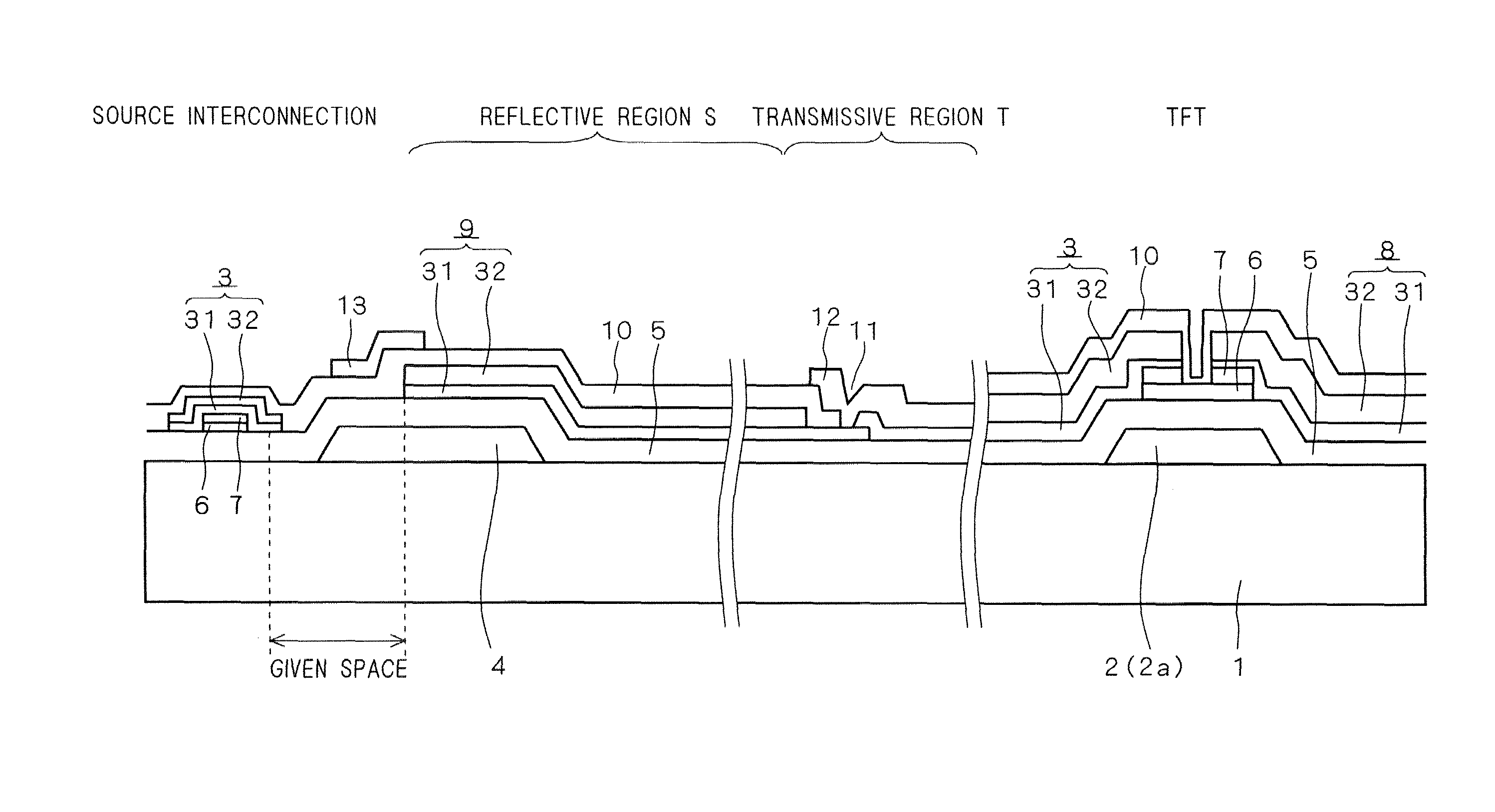 Transflective liquid crystal display device