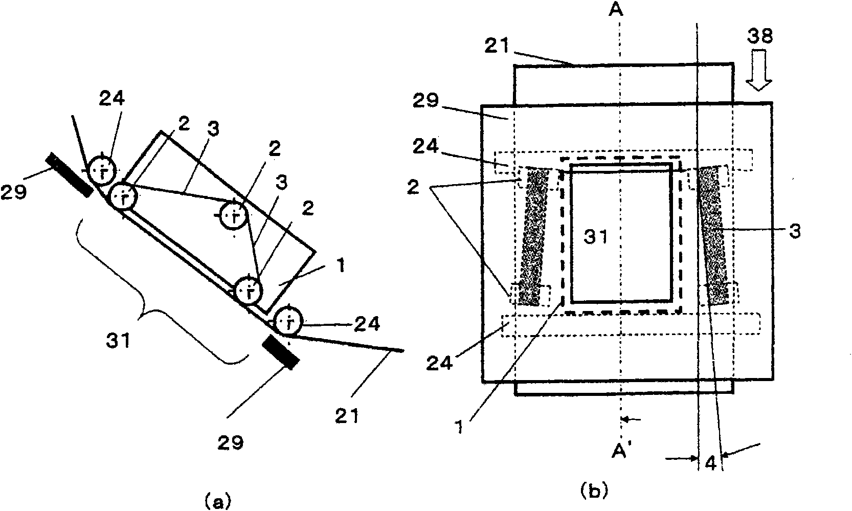 Thin film forming apparatus and forming method for thin film