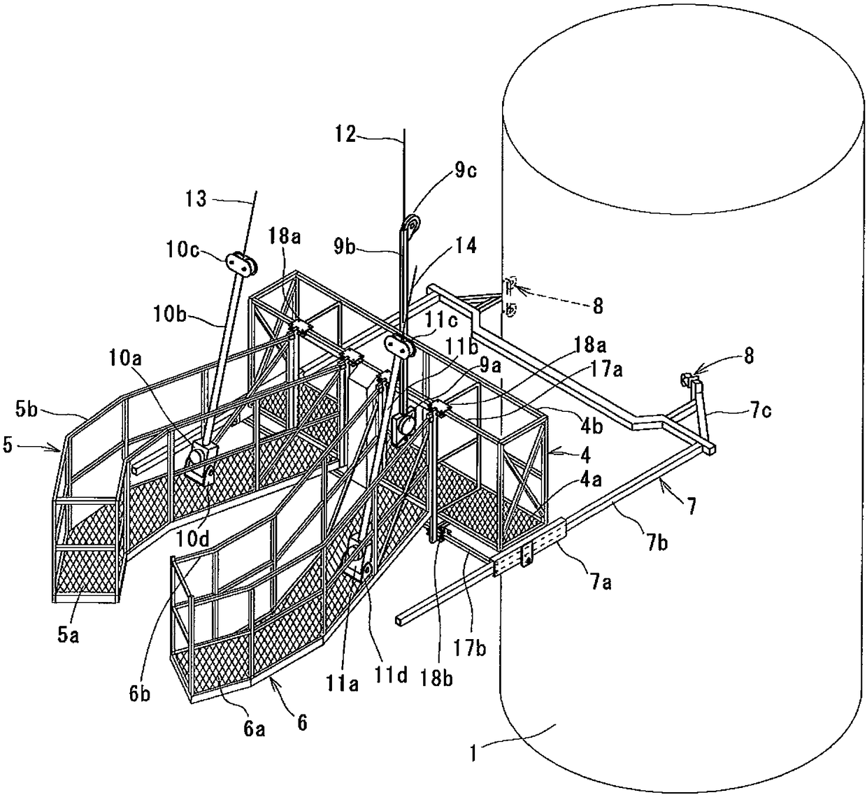 Gondola device